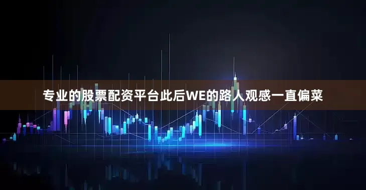 专业的股票配资平台此后WE的路人观感一直偏菜