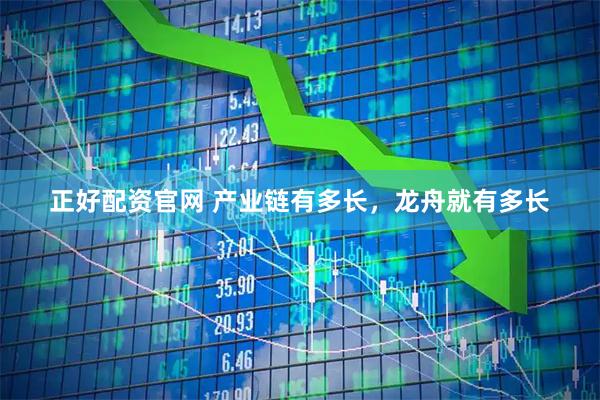 正好配资官网 产业链有多长,龙舟就有多长